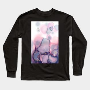 Pink and Blue Ink Long Sleeve T-Shirt